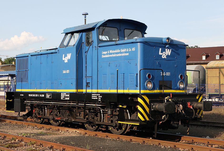Fahrzeugvermietung - Triebfahrzeuge - BR 346-001 - L&W Privatbahn
